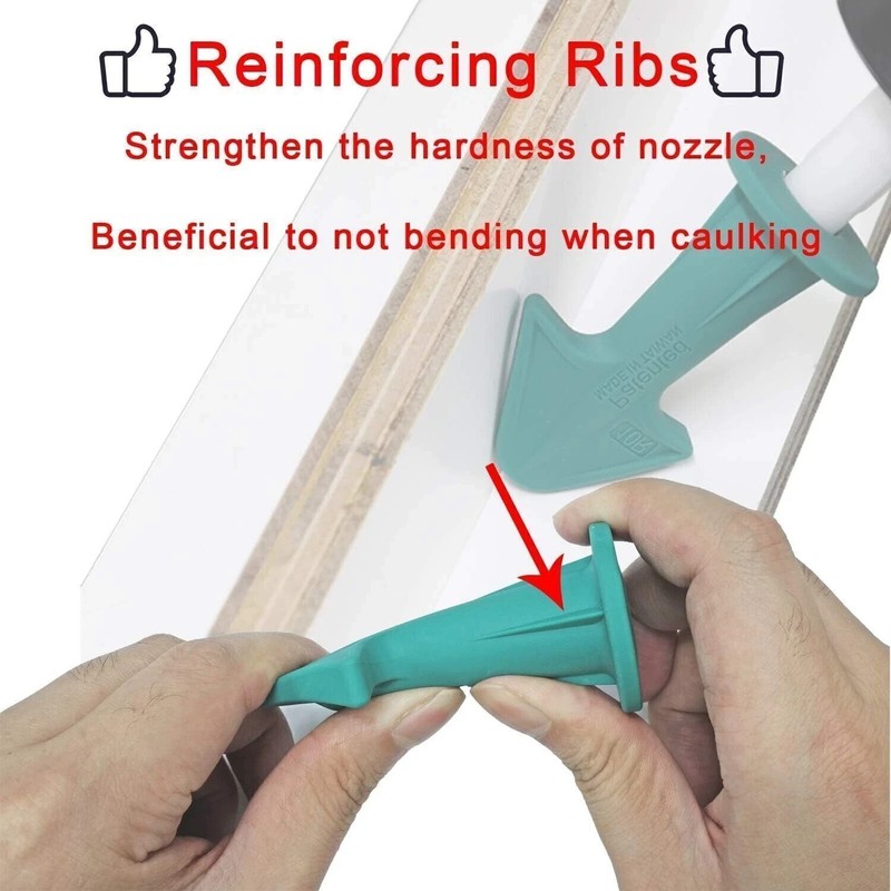 Silicone Caulk Applicator Tool Set, 3 Nozzles for Perfect Sealing and Finishing gallery
