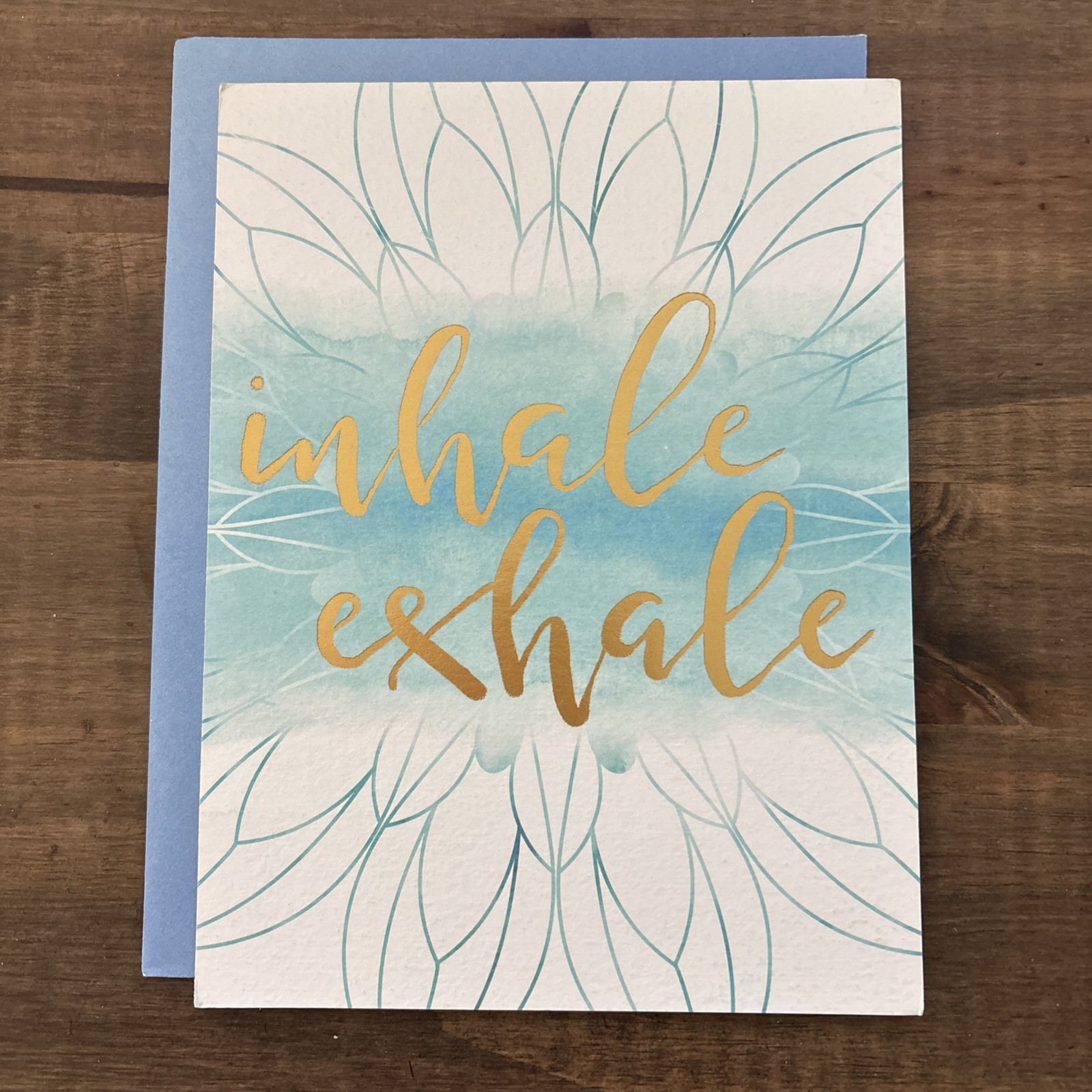 Leanin Tree Encouragement Greeting Card “Inhale Exhale...One Day At A Time" gallery