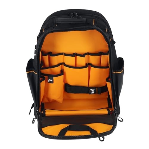 DEWALT McLaren Collab Backpack Tool Bag Waterproof Dustproof 43 Pockets New gallery