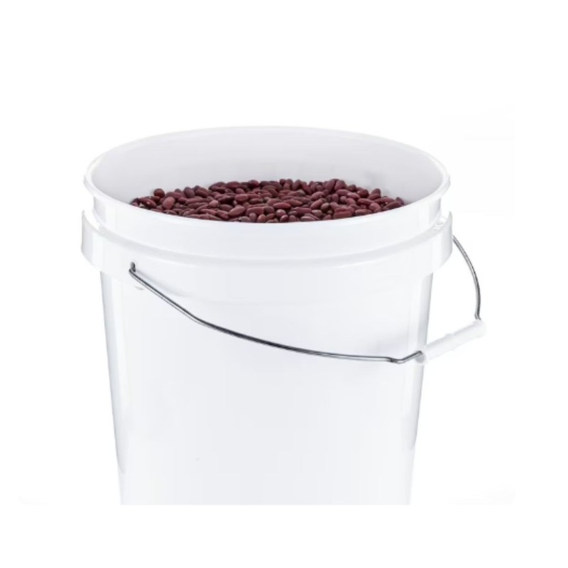 United Solutions 5 Gallon Round Utility Bucket, Comfort Handle, Plastic, White gallery