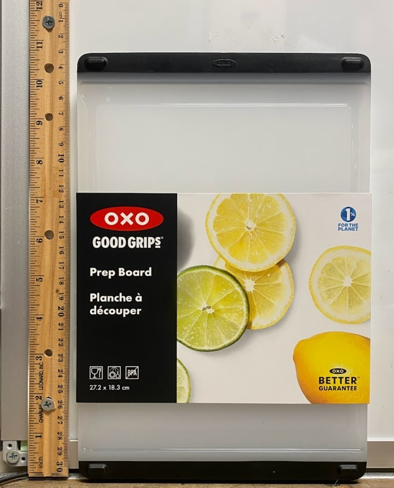 OXO Good Grips Compact Food Preparation Cutting Board Double-Sided 10.75”x7.23” gallery