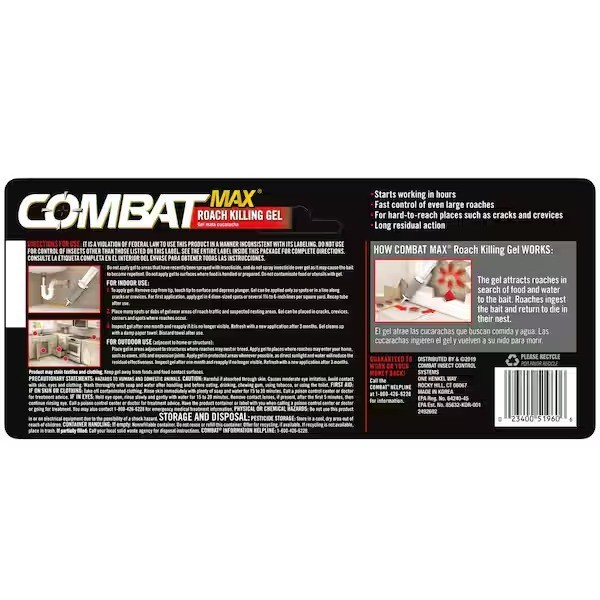 COMBAT Source Kill Max Roach Insect Killer Gel 60g Long action, up to 3 months gallery