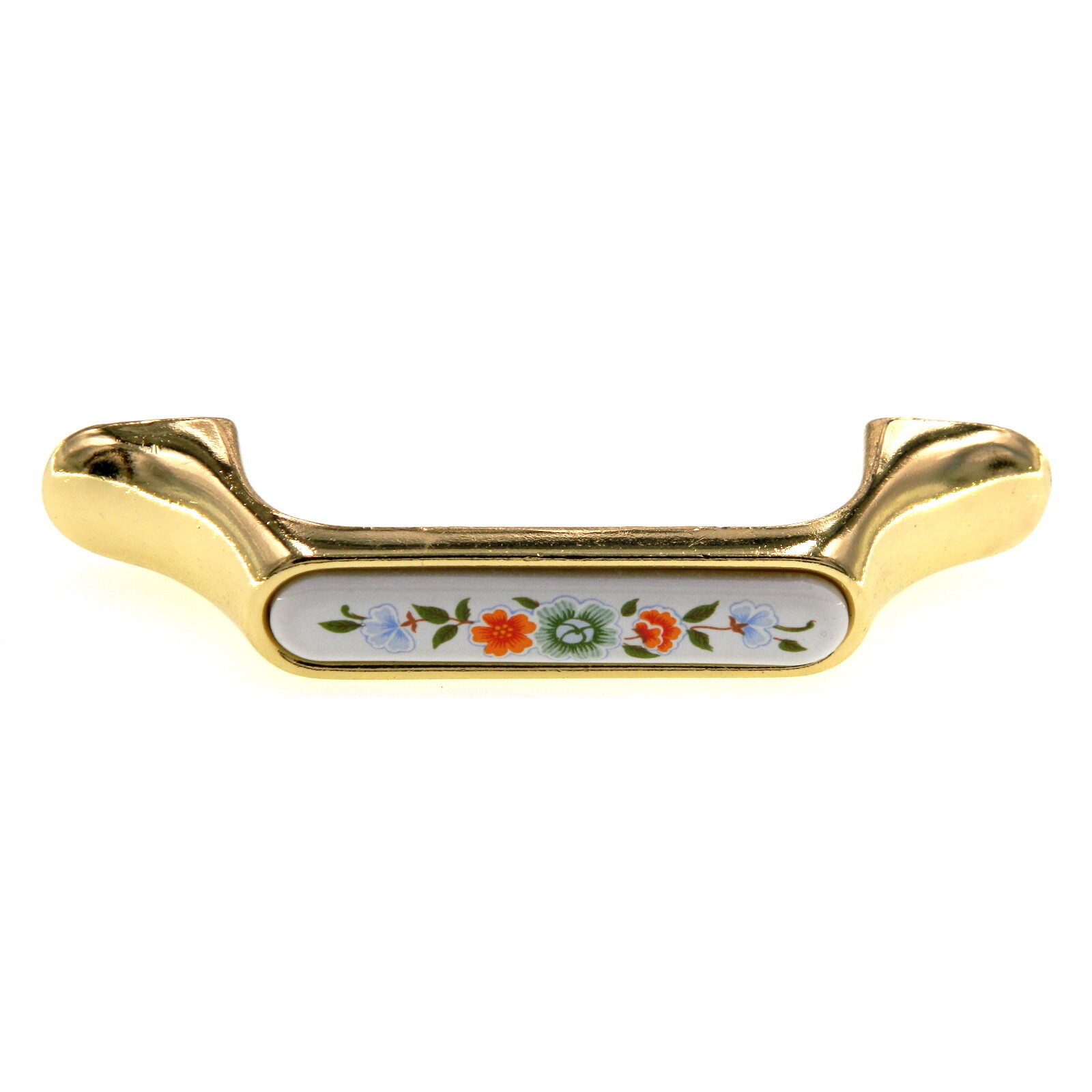 Amerock Bright Brass 3" Ctr. Arch Pull Cabinet Handle BP983-CW4 gallery