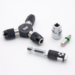 1/4″ Hex to Square Drive Socket 2-In-1 Extension Combo 1 PCS Hex End 1 PCS Flat