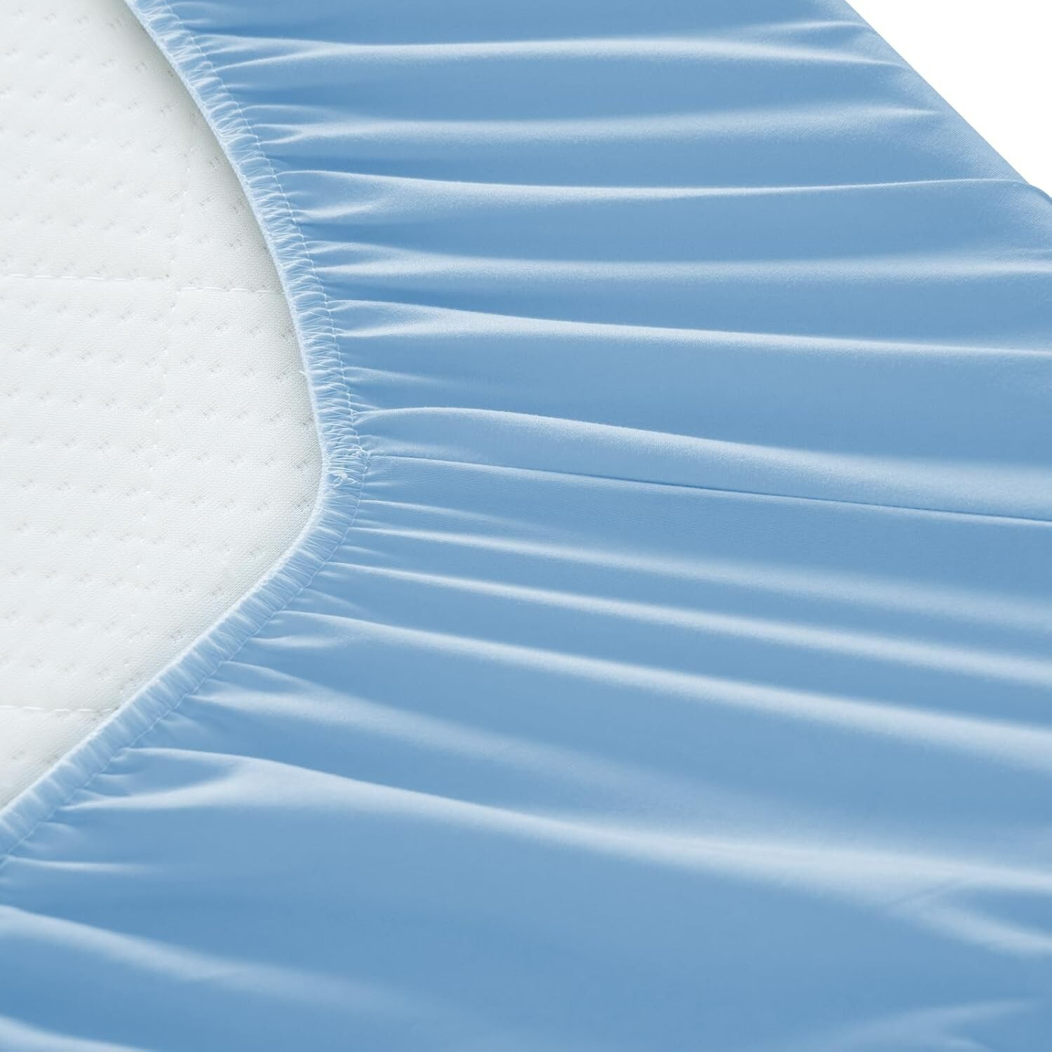 6 Piece Hospital Bed Sheets Set Fitted for Home Use & Hospital Use 36"×84"×14" gallery