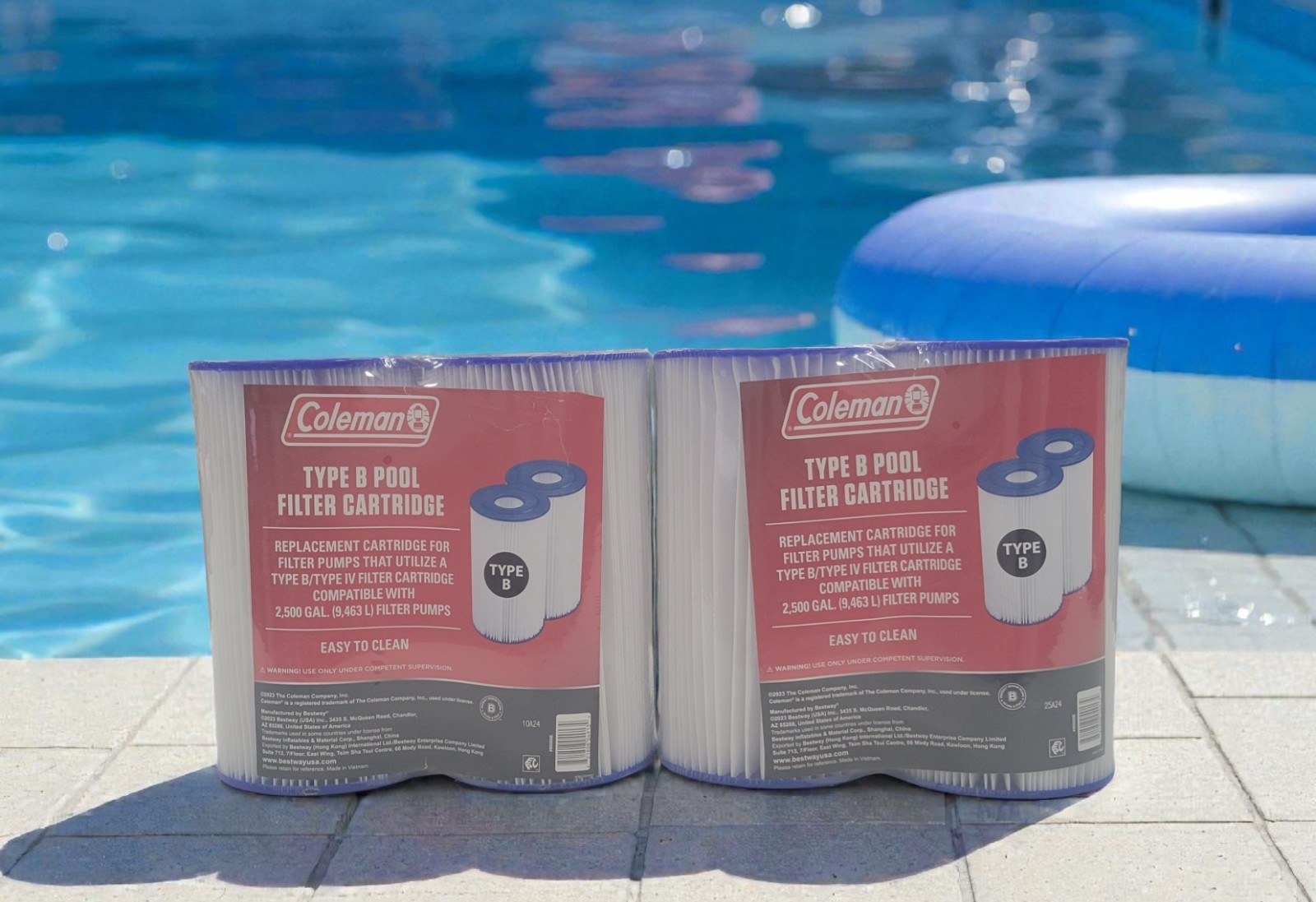 Coleman Type B Pool Filter Cartridge 2ct pack of 2 gallery