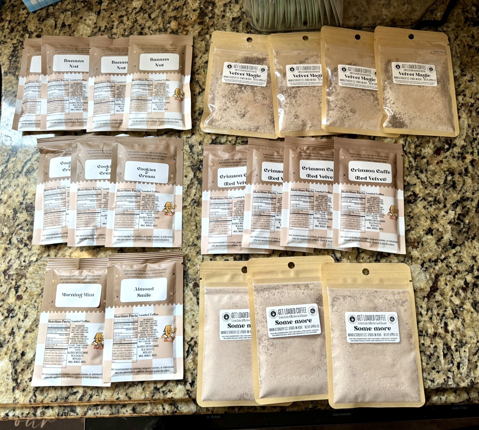 101 Packs Loaded Protein Coffee CCC Chaos Assorted New Unopened gallery