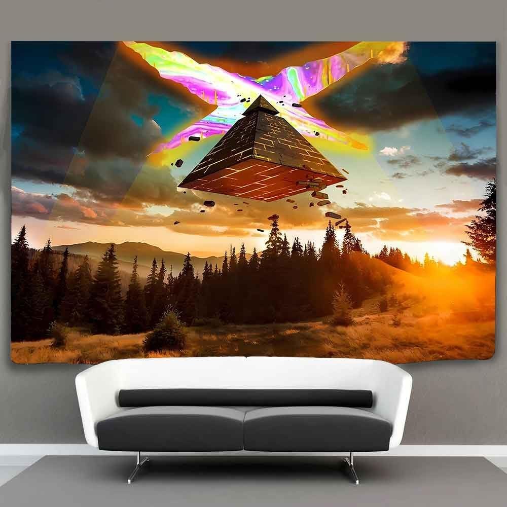 Ine Ive Forest Nature Tapestry Gravity Falls Cartoon 60x40 60L x 40W gallery