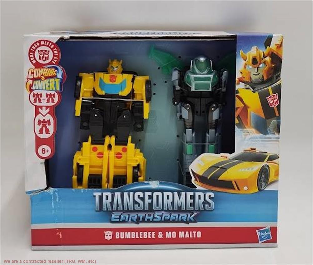 Transformers EarthSpark Bumblebee and Mo Malto Cyber-Combiner SEE DETAILS gallery