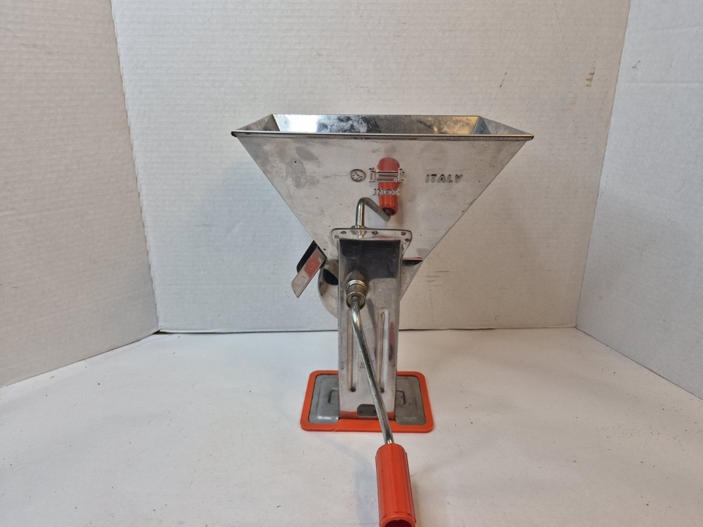 Manual Inox Tomato Press Mill BST Made In Italy Stainless Steel