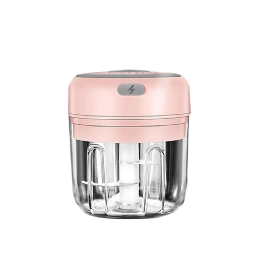 The Perfect Part Vegetable Chopper - 300ML Electric Garlic standard, Pink
