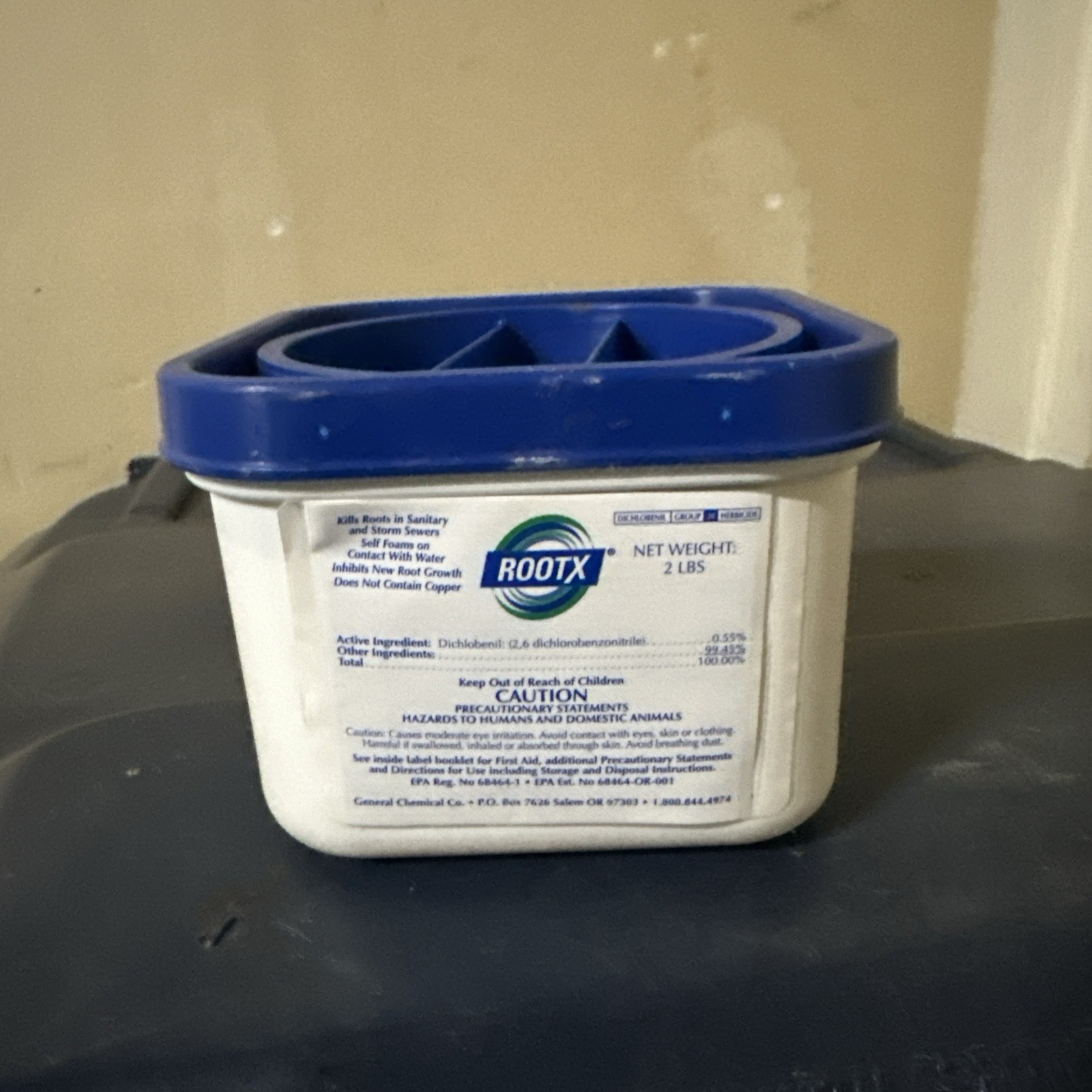 RootX - 2 LB. JAR (No Funnel/Applicator) Foaming root control 2 LBS., white gallery