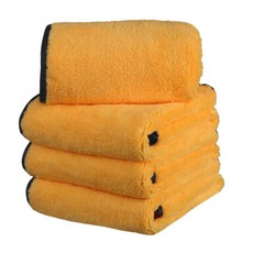 4 Pcs Microfiber Cleaning Cloth Soft Car Towel Auto Drying Care 16″x24″