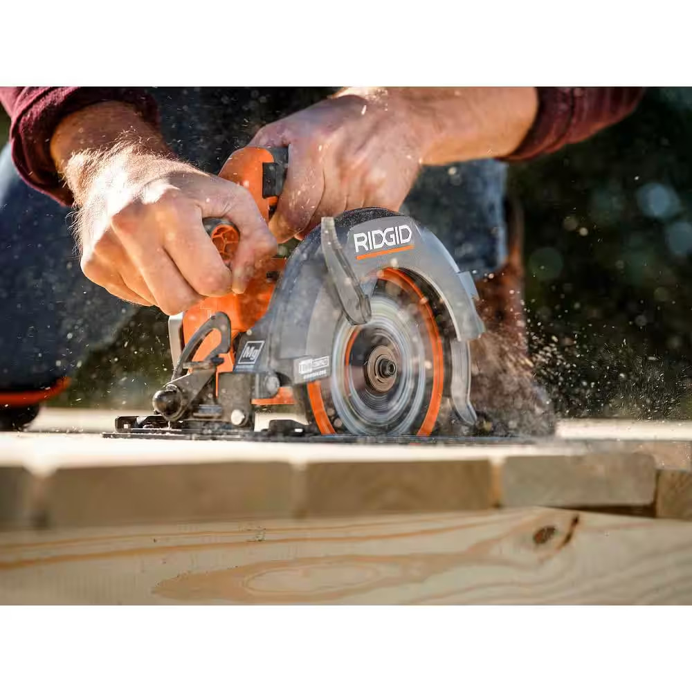 Ridgid 18V SubCompact Brushless Cordless 6-1/2 in. Circular Saw (Tool Only) gallery