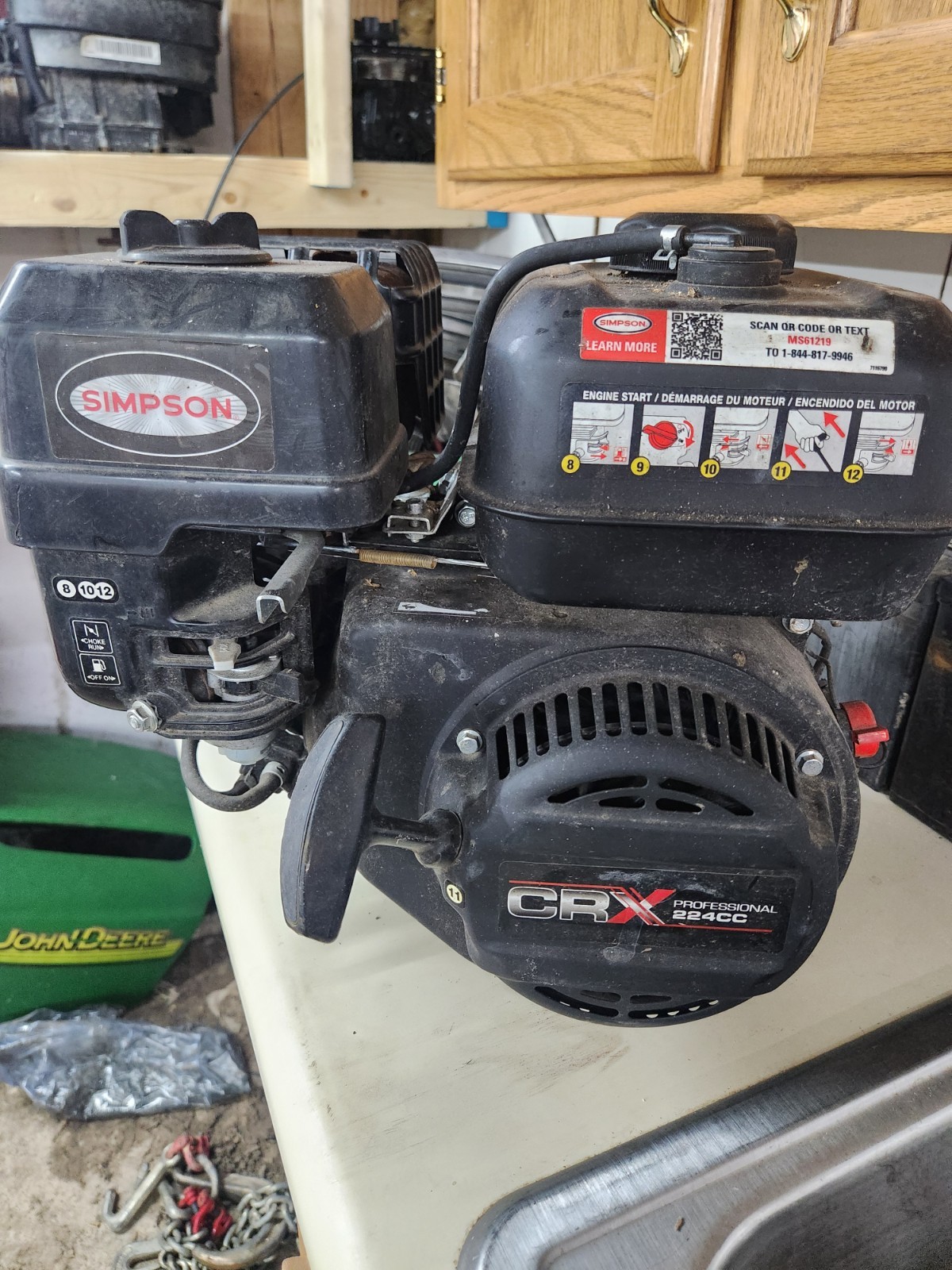Simpson CRX 224cc Complete Engine gallery