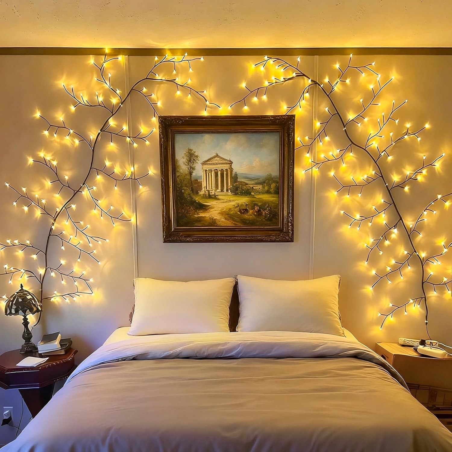 LED Willow Vine Lights 1.8m USB Powered Tree Branch Wall Decor 96 LEDs gallery