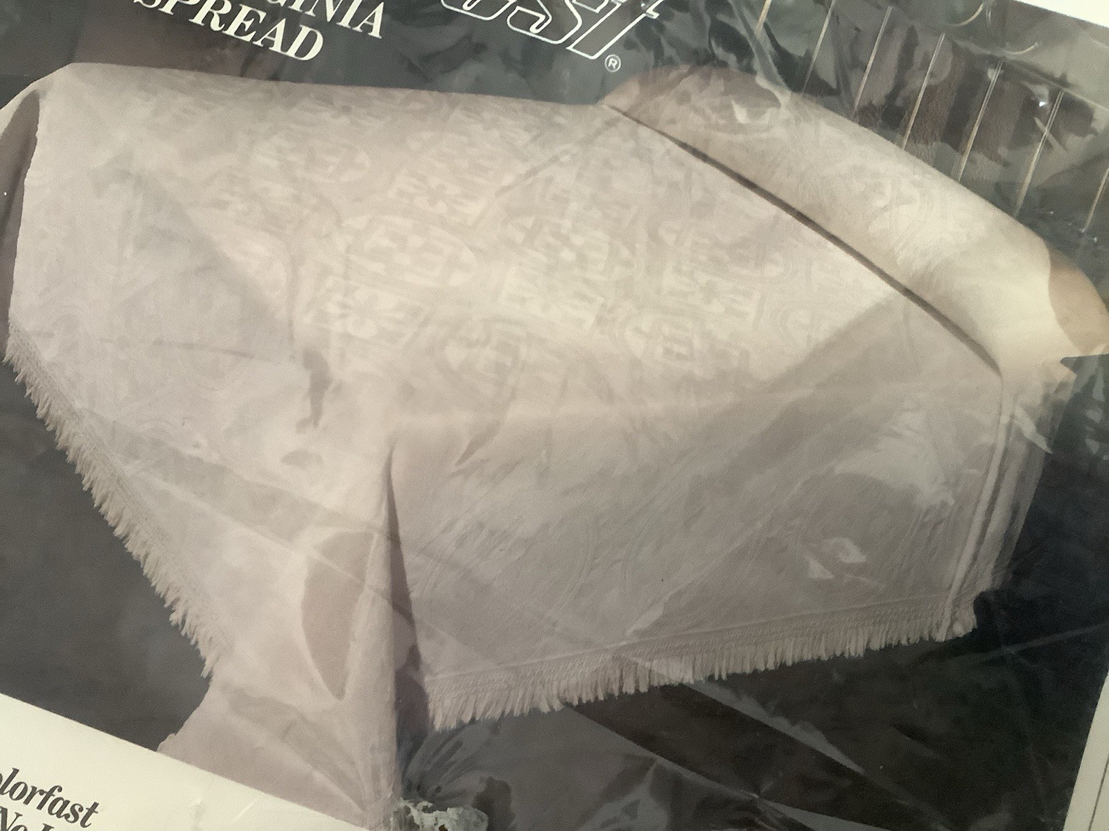 FIELDCREST KING SIZE (118x118in) “olde Virginia”BEDSPREAD IN ORIGINAL Packaging gallery