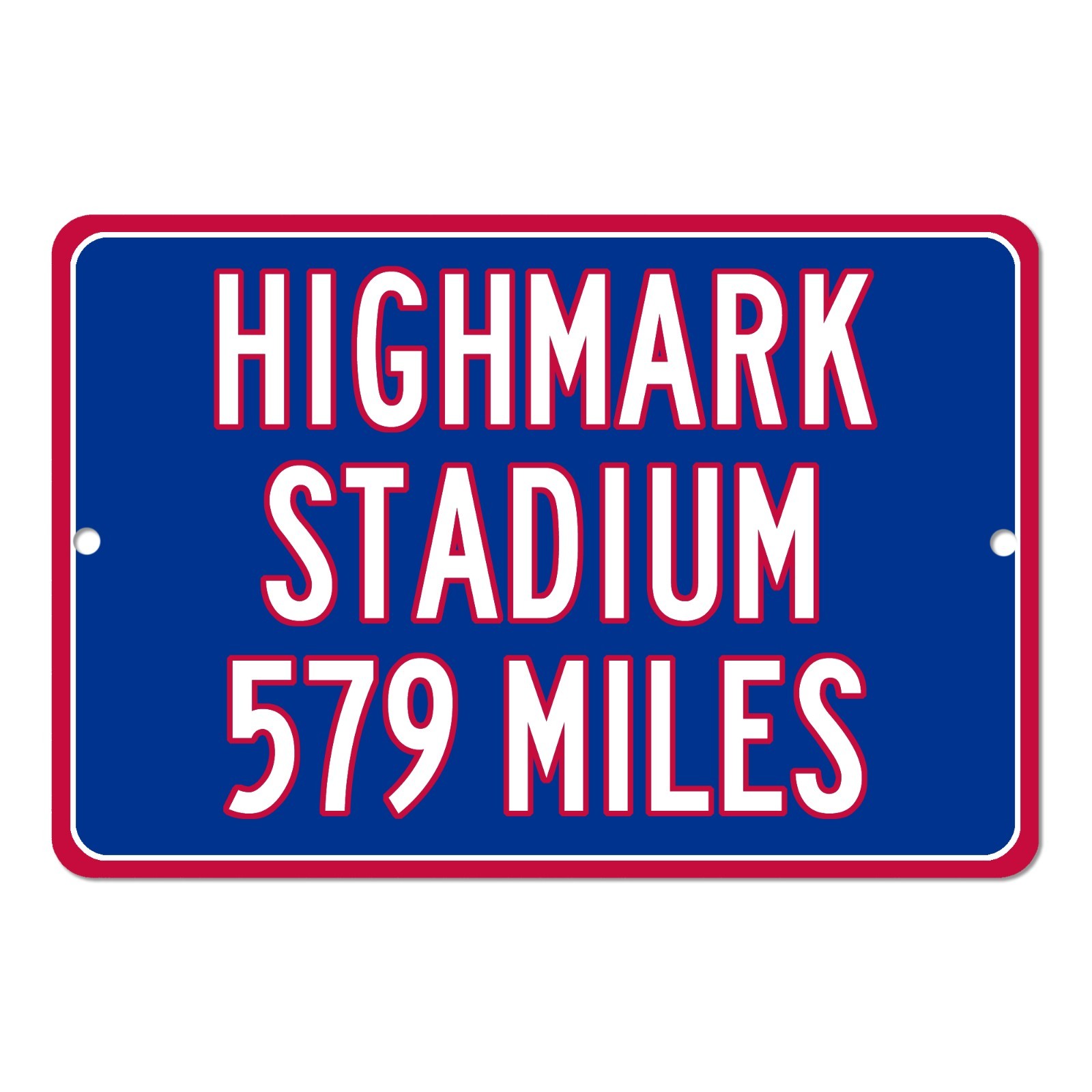 Highmark Stadium Custom Distance Mileage Sign Buffalo Bills Football Fan Gift gallery