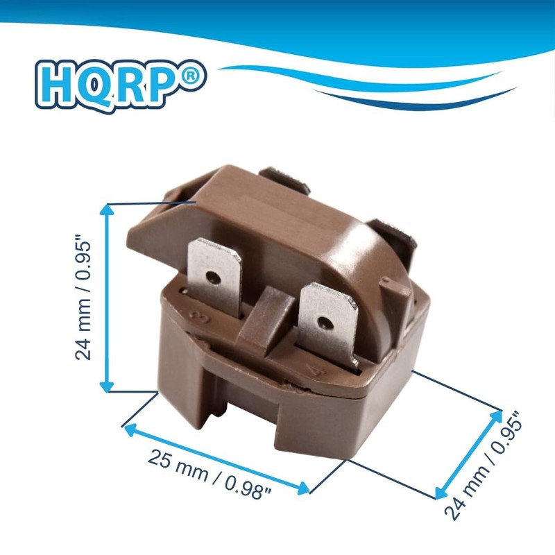HQRP PTC Start Relay/Starter Replacement for Whirlpool ET Series Refrigerators gallery