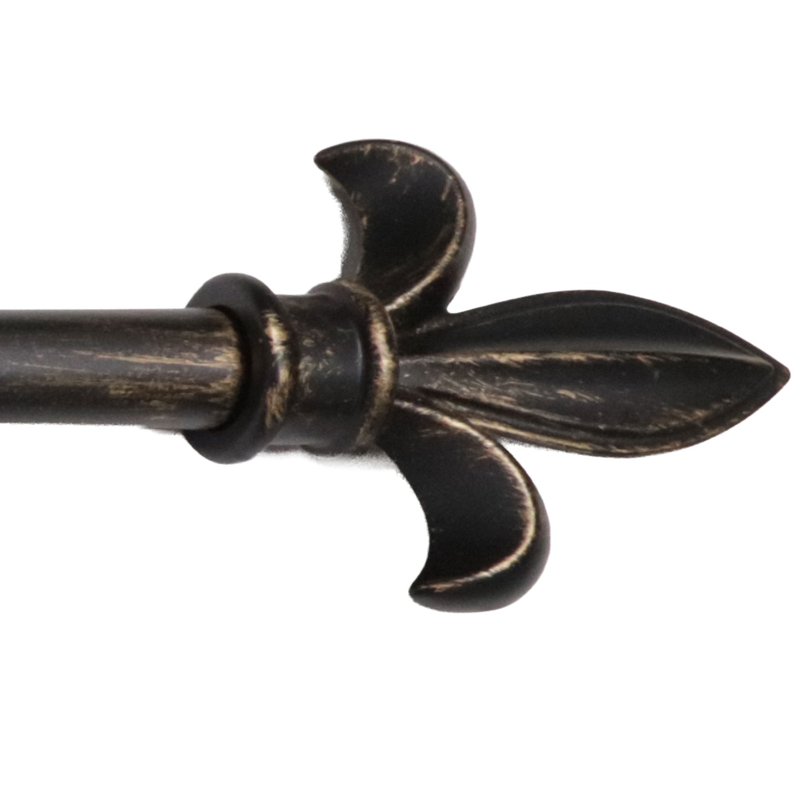 Fleur de Lys Antique Tapestry Rod, Versatile 48-84 in, Ideal for Home Decor gallery
