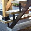 2-Steps Steel Stair Stringer Black 7-1/2" X 10-1/4" (Includes 1 Stair Stringer) gallery