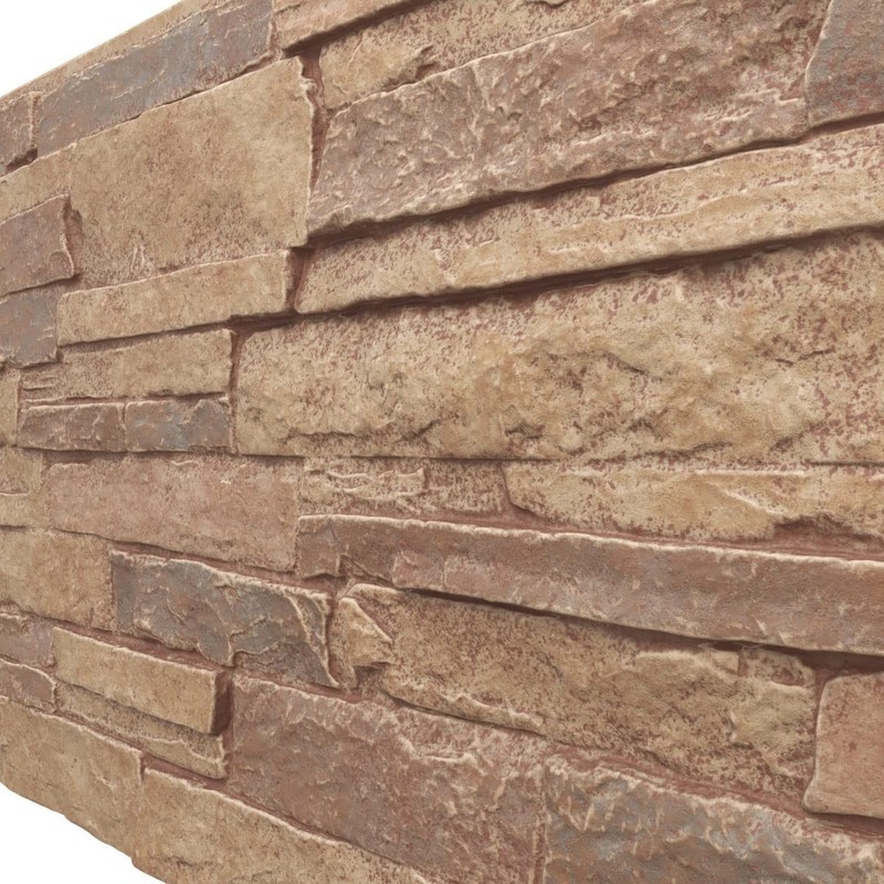 Ekena Millwork Everstone Acadia Ledge Faux Stone Panel 49W X 25 1/2H X 1 1/4D gallery