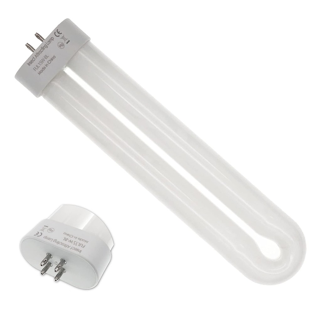 Bug Zapper U Type Replacement Bulbs 15 Watt,Bug Bulb Zapper Fluorescent UV La...