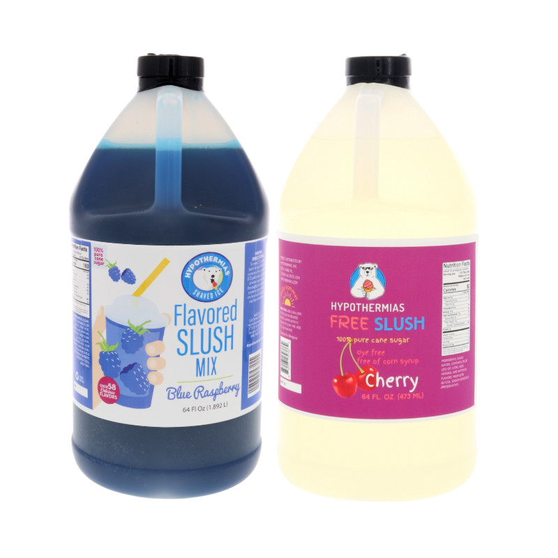 Slush Syrup Variety Pack | Pick Flavors | Cane Sugar | 2 Half Gallons gallery