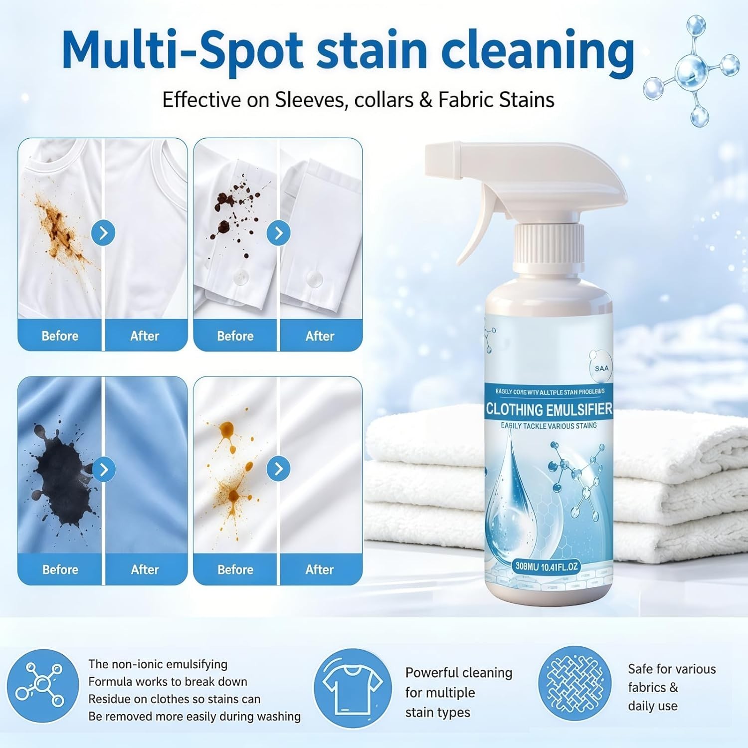 Fly Cleanse Natural Clothing Emulsifier Non Ionic Emulsifier Clothing Cleaner gallery