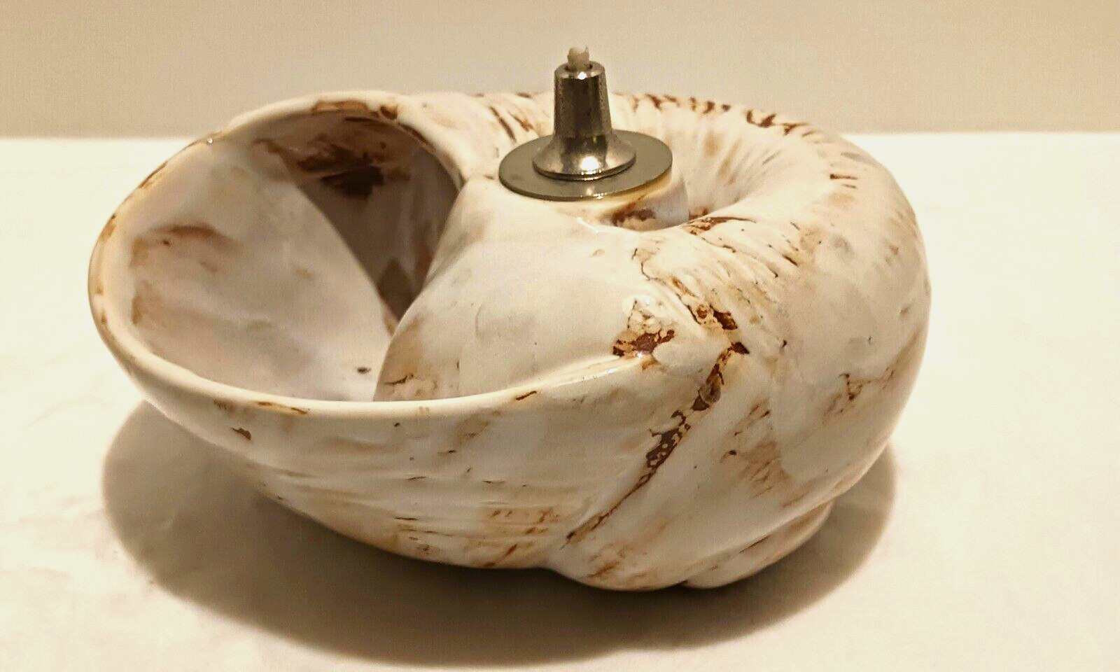 Pier One Imports Seashell Nautical Ceramic Oil Lamp China Chine gallery
