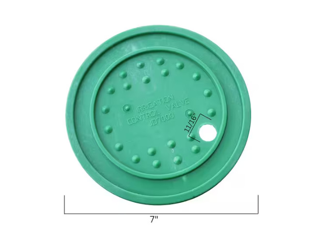 7 in. Round Irrigation Ground Valve Box Lid gallery