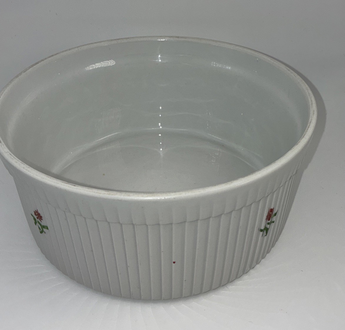 C. Steele Collection For Porcelaine De Chine Hand Painted Rose Dot Bowl 8” gallery