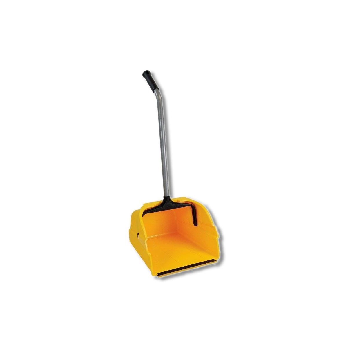 Quickie Yellow Plastic Stand-Up Long Handled Dust Pan 495 gallery