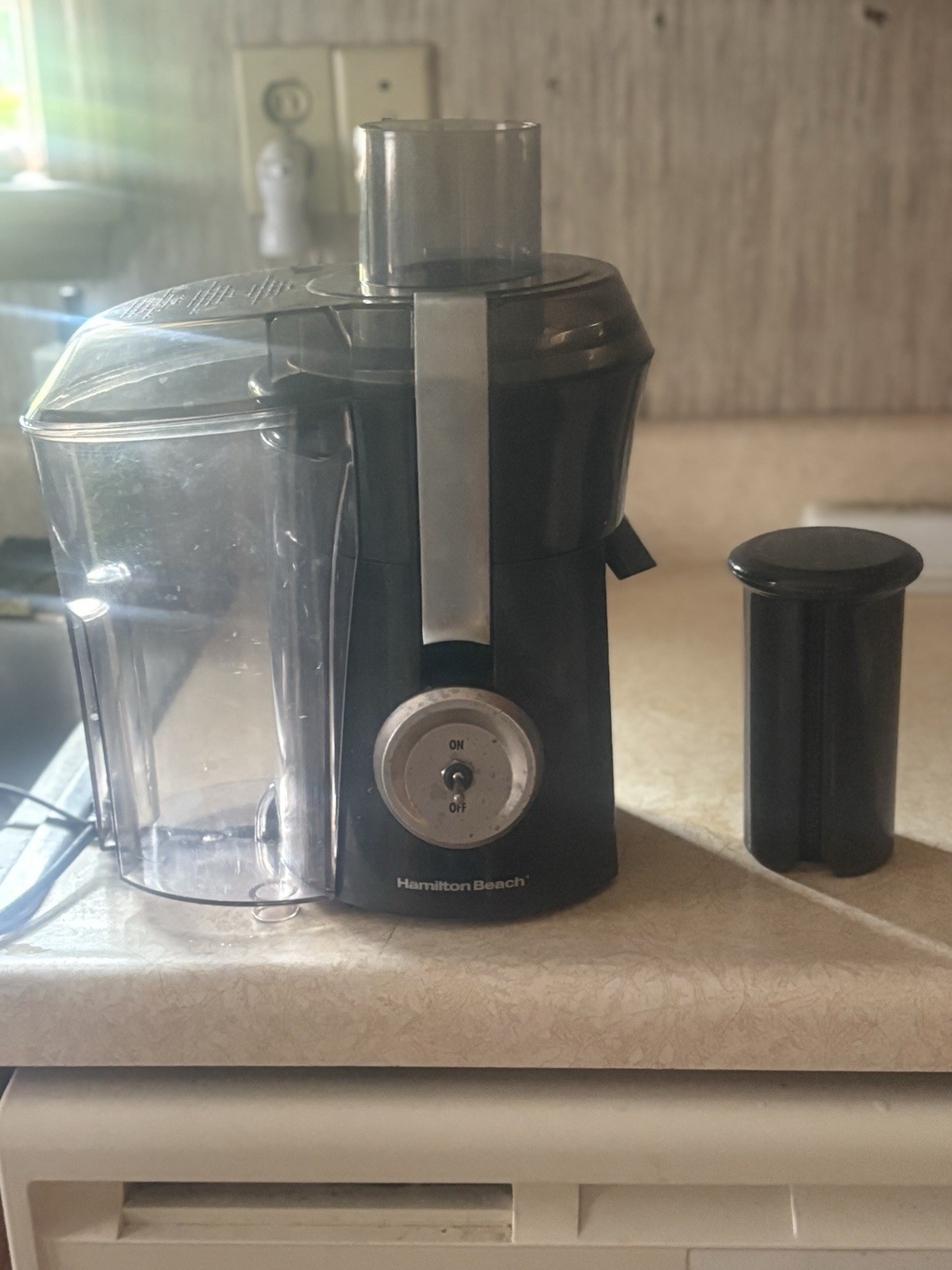 Hamilton Beach Centrifugal Juicer Extractor Black Tested Works Clean gallery
