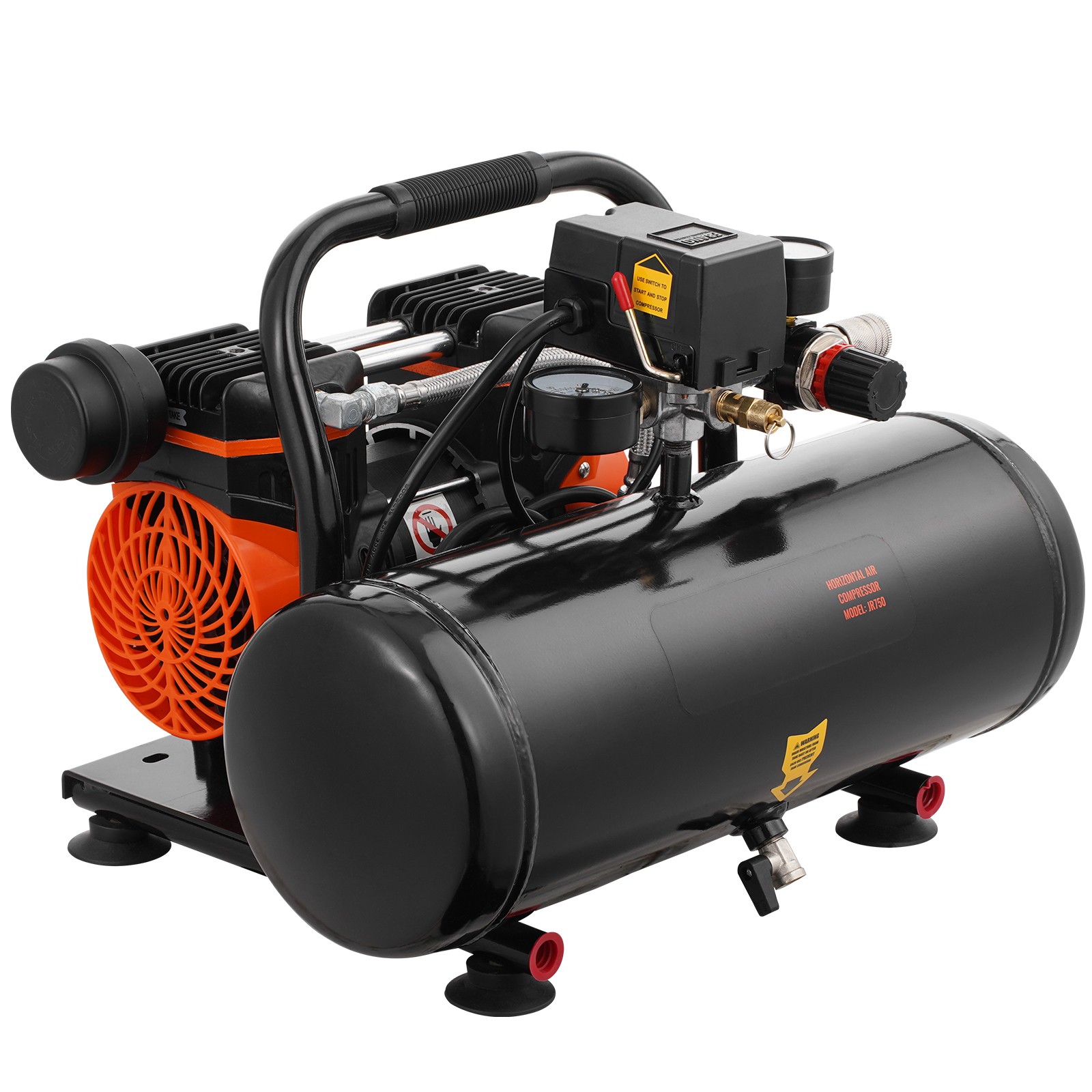 Air Compressor Compact Portable Oil Free Compressor 2 Gallon 8bar gallery