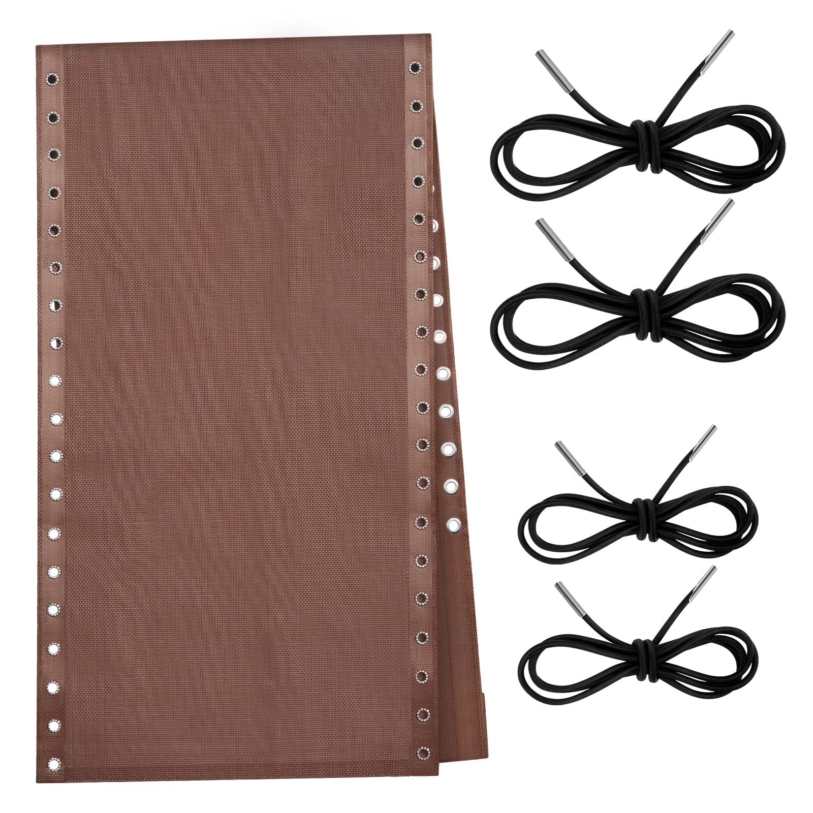 Queekay Zero Gravity Chair Replacement Fabric with 4 63 x 17 Inch, Brown gallery
