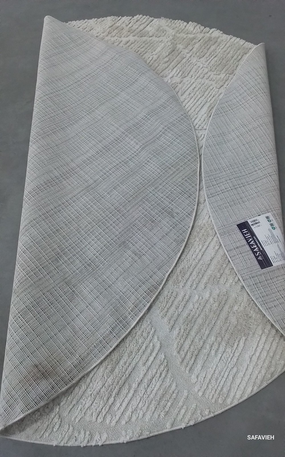 BEIGE 8'-0" x 8'-0" Back Stain Rug, Reduced Price 1172801370 MRK517C-8R gallery