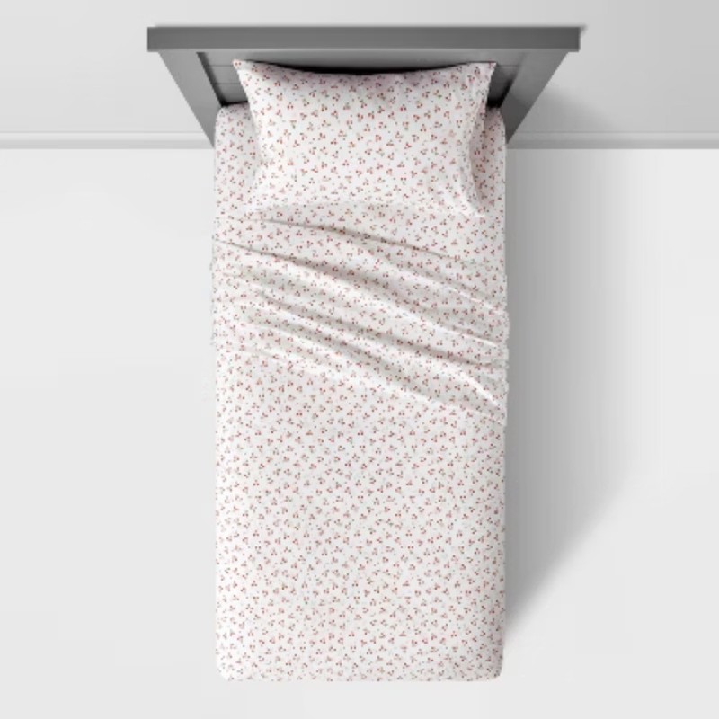 Twin Cherry Microfiber Kids' Sheet Set : Full Size Bed Sheet, 4-Piece gallery