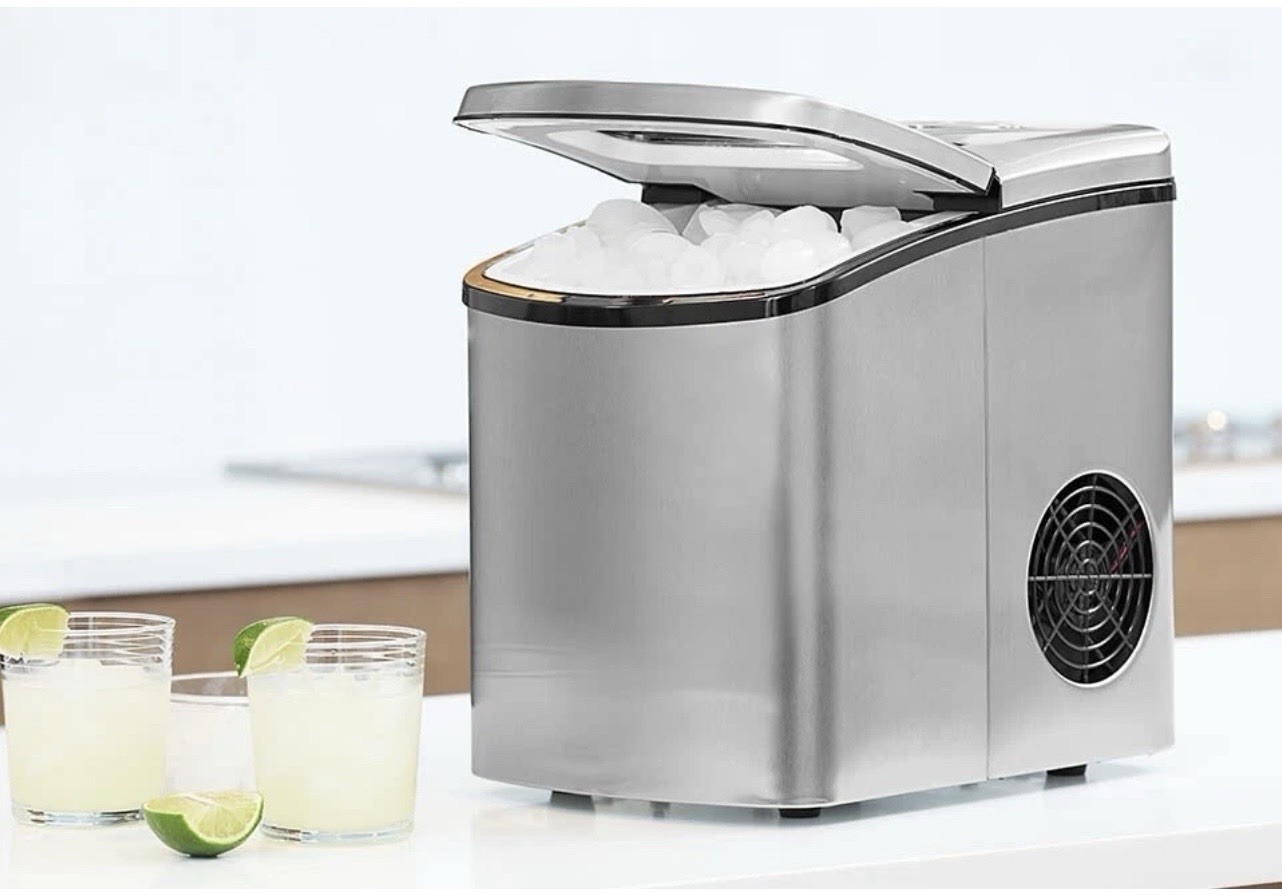 Sharper Image Portable Ice Maker #ZB-18C - 1.7 Liter AC Plug-in Model. New Open gallery