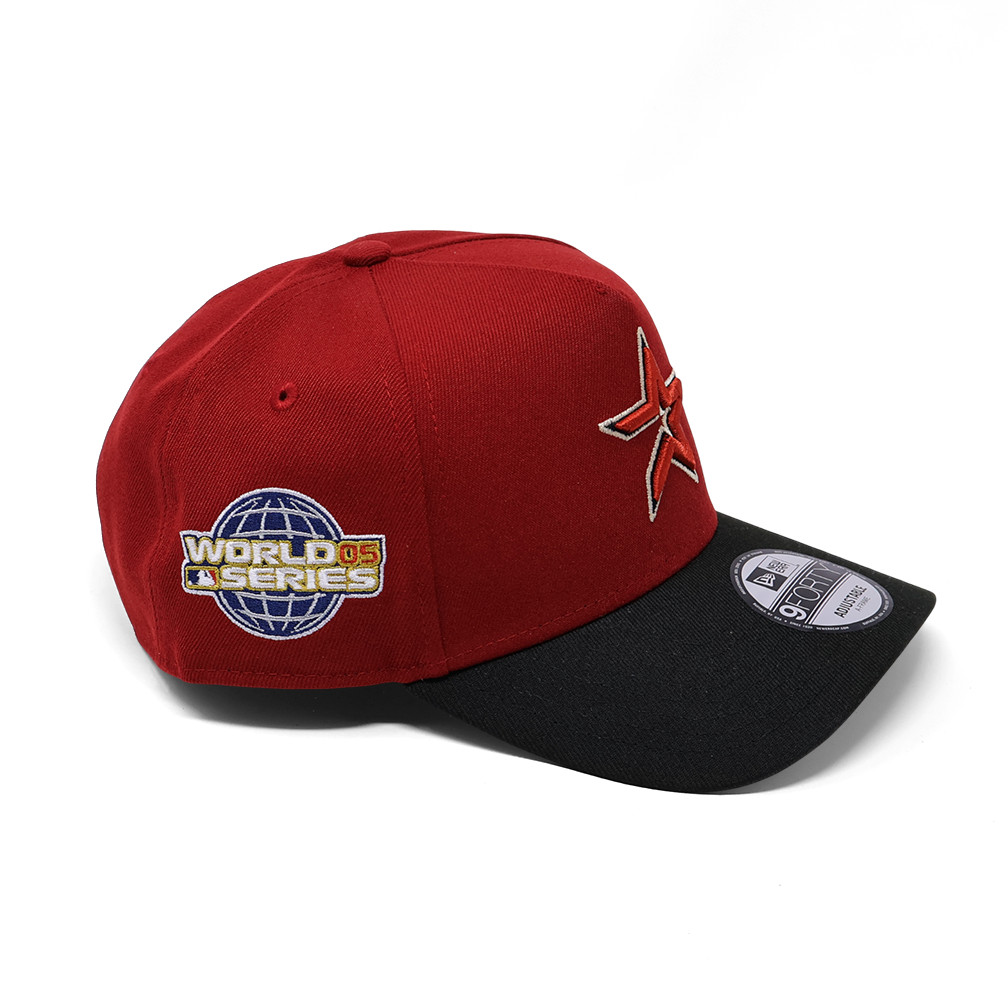 NWT Red Houston Astros 2005 World Series New Era 9Forty Adjustable Hat gallery