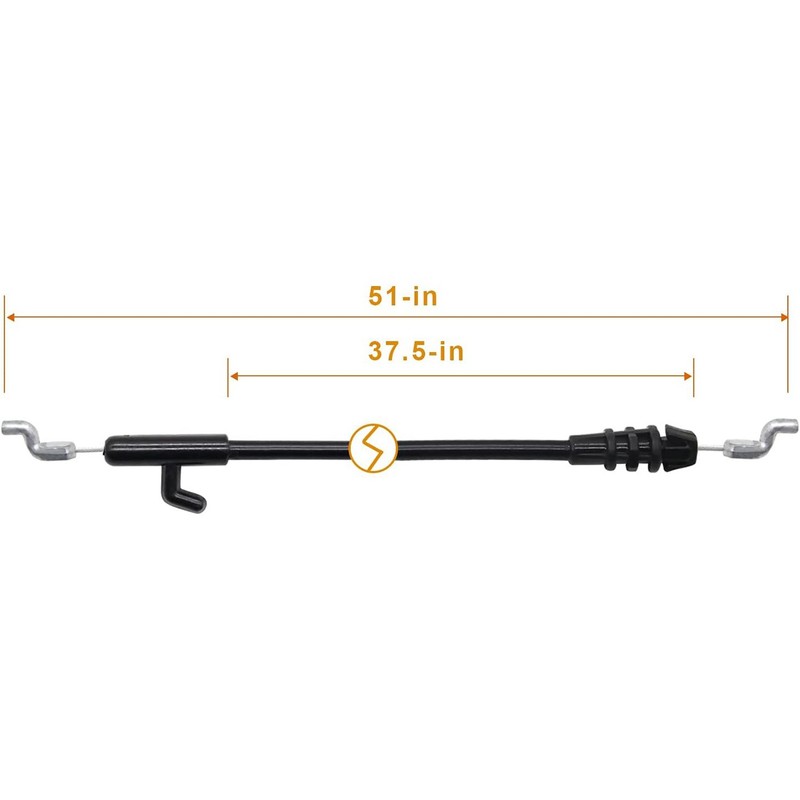 946-04661A Control Cable Compatible Craftsman MTD Murray Bolens Huskee 746-04661 gallery