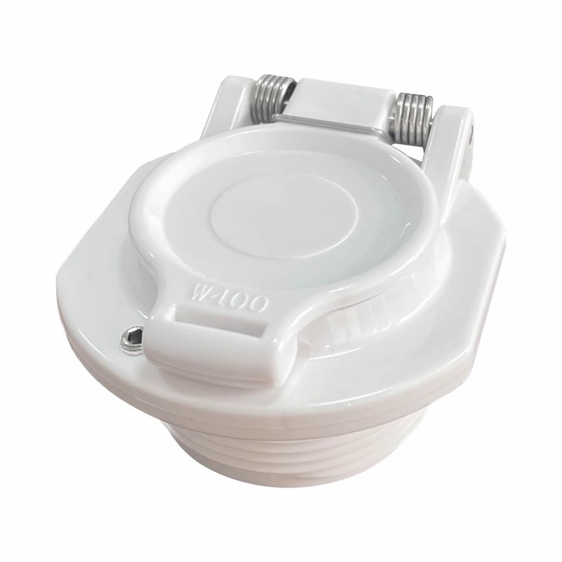 2X Vacuum Lock Safety Pool Wall Fitting For Hayward Vac Lock W400BWHP White gallery