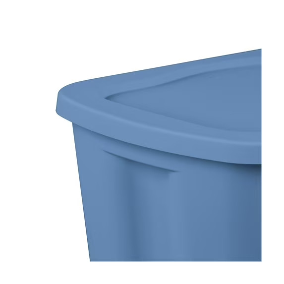 Sterilite Large Storage Bin, 18 Gallon Durable Plastic Storage Tote with Snap-on gallery
