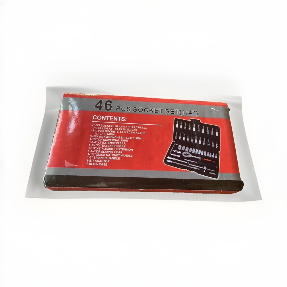 46pcs 1/4in'' NEW SOCKET SET Never Used