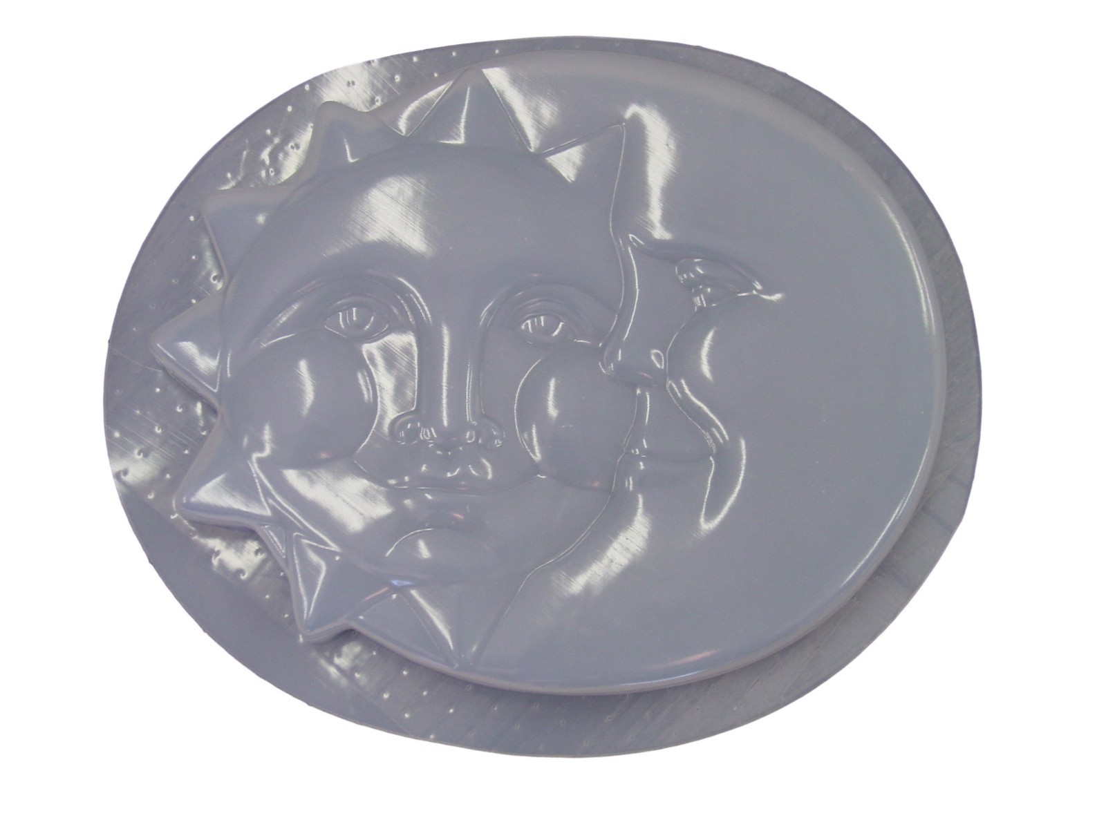 Sun and Moon Stepping Stone Plaster or Concrete Mold 1025 Moldcreations gallery