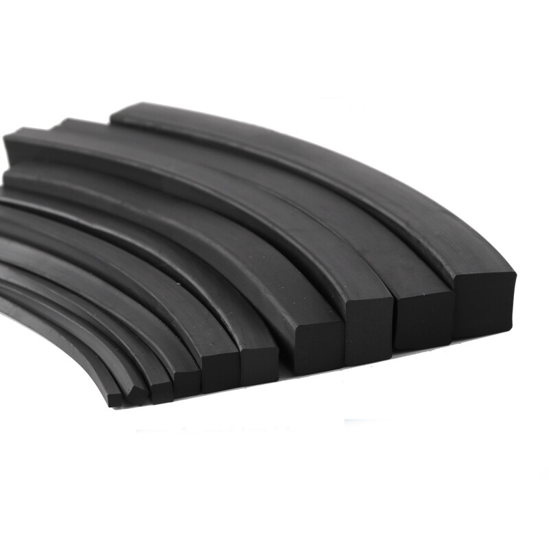 Solid Nitrile Rubber Strip NBR Black Anti Oil Seal Gasket C/S 8x8mm ~ 20x40mm gallery
