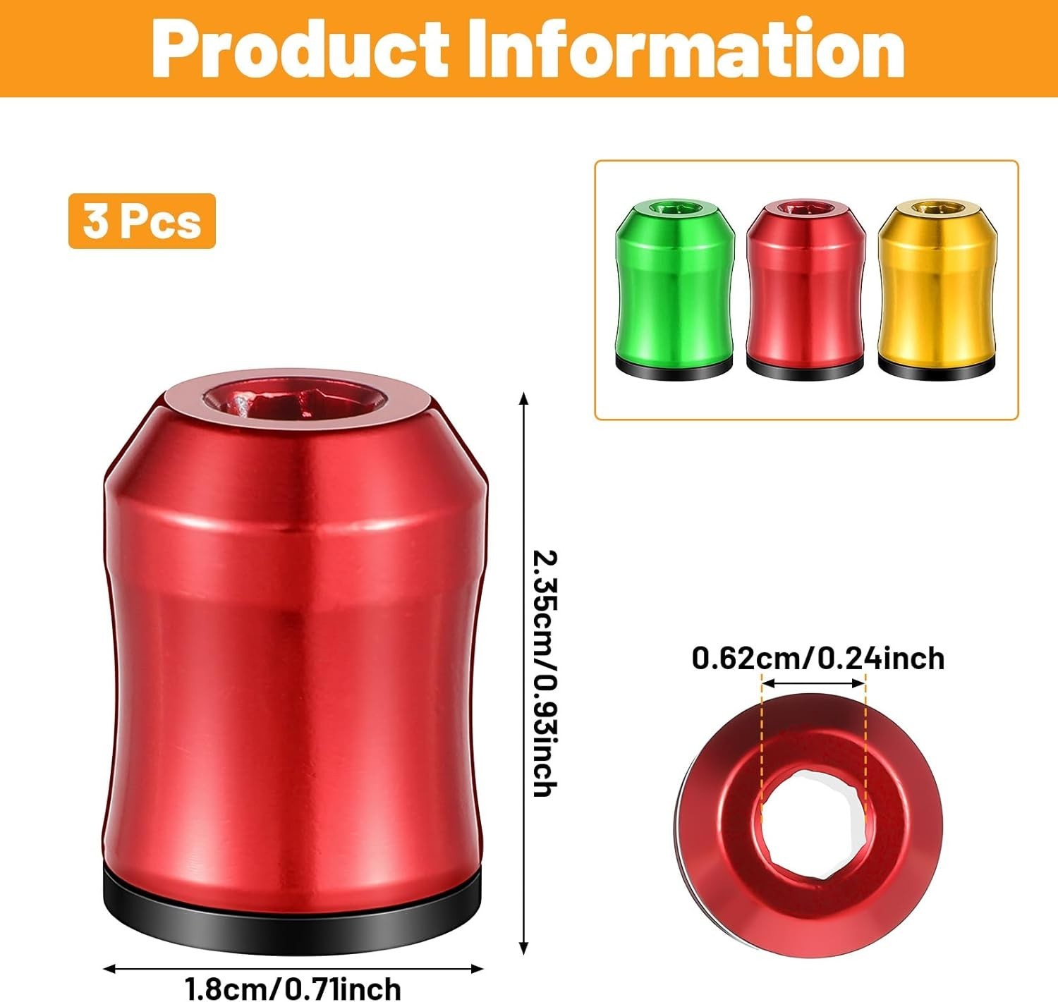 3Pcs Magnetic Screwdriver Head Ring Set for Drills Power Bits - DIY Repair Tool gallery