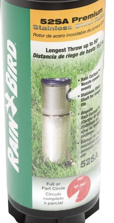 Rain Bird 52Sa Pop-Up Rotor Sprinkler Head 4 In. Premium Stainless Steel Pro gallery