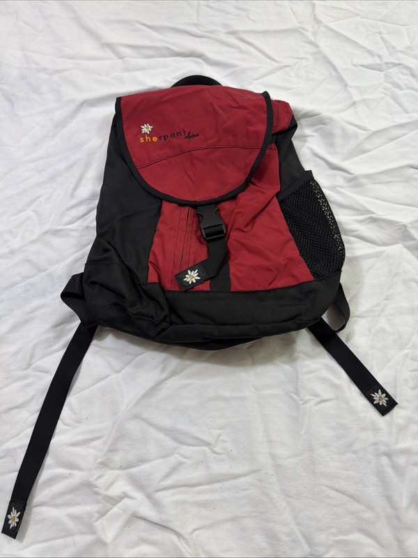 Sherpani Alpine Red Black Backpack Lightweight 13x11x6