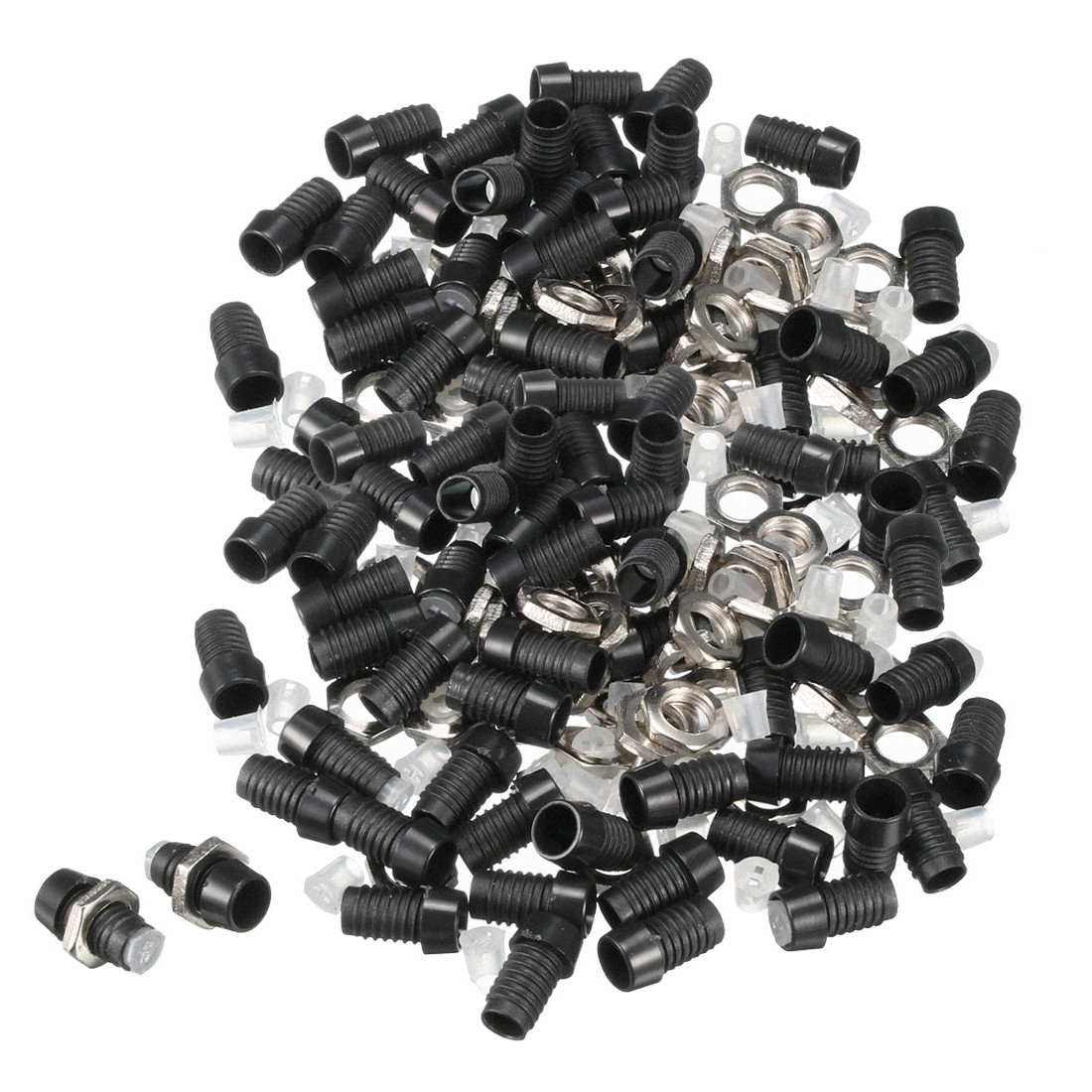 100pack 3mm LED Lamp Holder Light Bulb Socket for Light-emitting Diode Lighting gallery